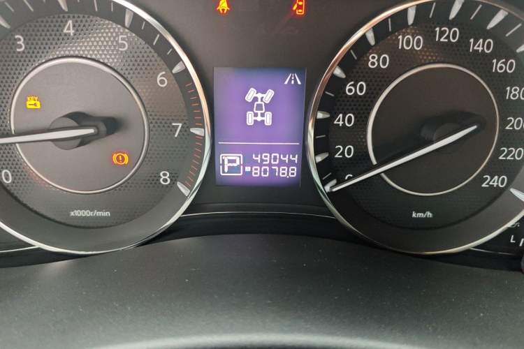 Used Nissan Patrol  Odometer Close Up