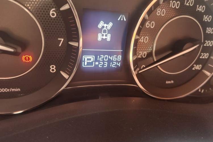 Used Nissan Patrol  Odometer Close Up