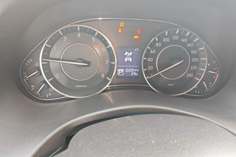 Used Nissan Patrol  Odometer Close Up