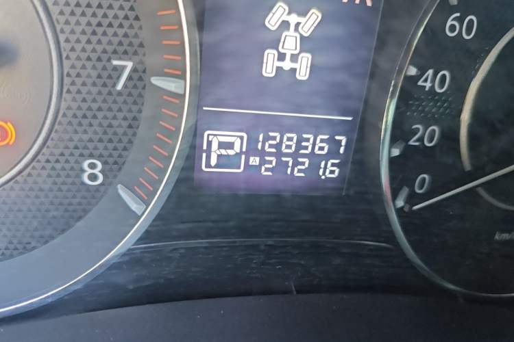 Used Nissan Patrol  Odometer Close Up