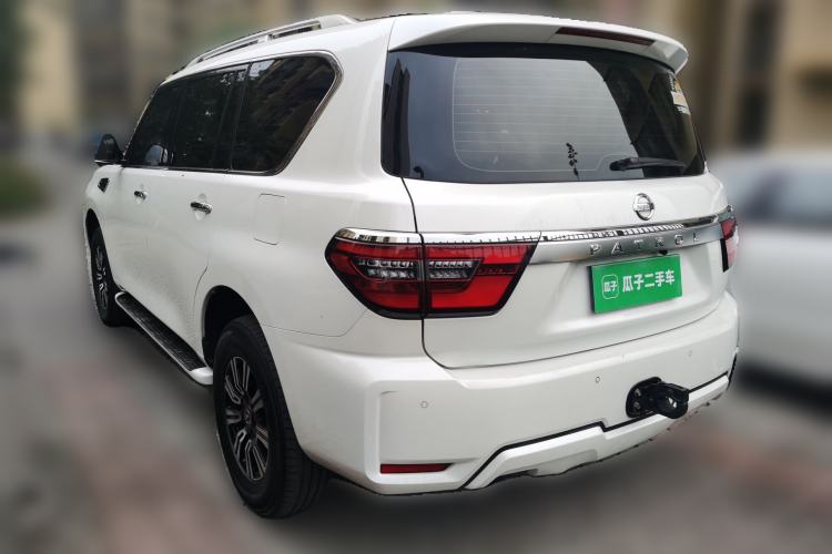 Used Nissan Patrol 2019 Y62 4.0L SE-T1 Middle East Rear Left 45 Deg