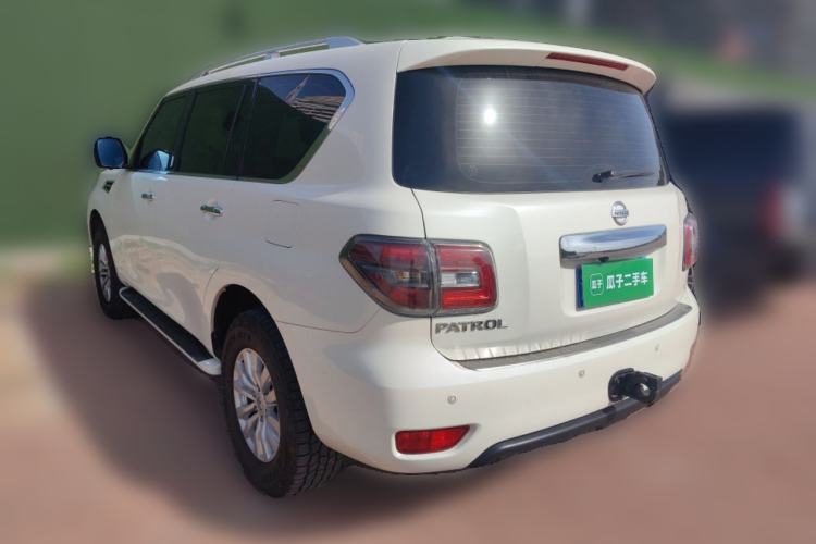 Used Nissan Patrol 2019 Y62 4.0L SE-T1 Middle East Rear Left 45 Deg
