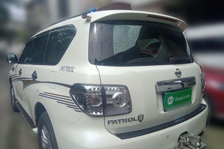 Used Nissan Patrol 2019 Y62 4.0L SE-T1 Middle East Rear Left 45 Deg