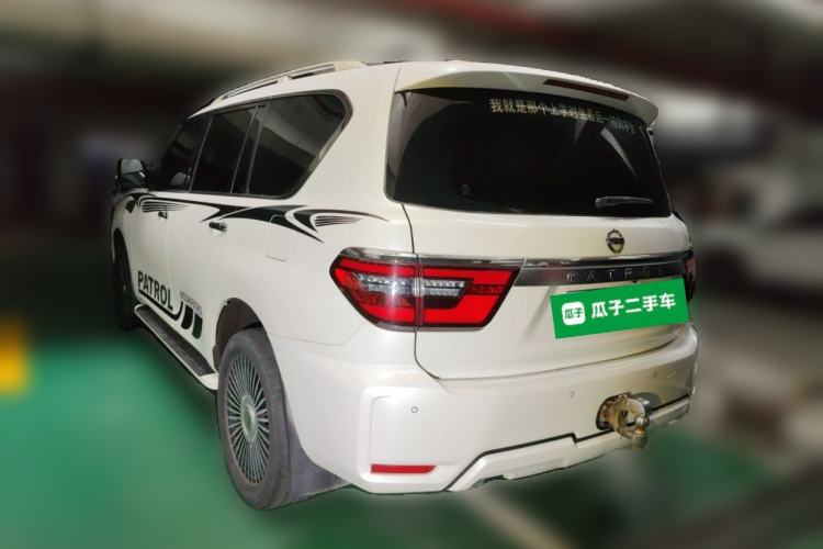 Used Nissan Patrol 2019 Y62 4.0L SE-T1 Middle East Rear Left 45 Deg