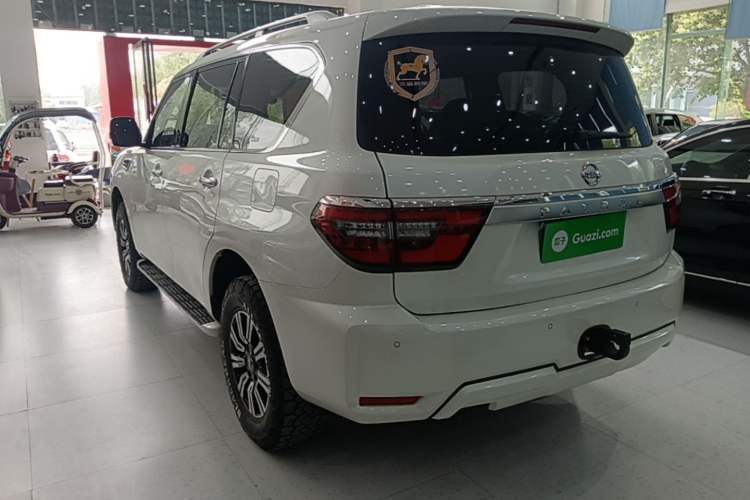 Used Nissan Patrol 2019 Y62 4.0L SE-T1 Middle East Rear Left 45 Deg