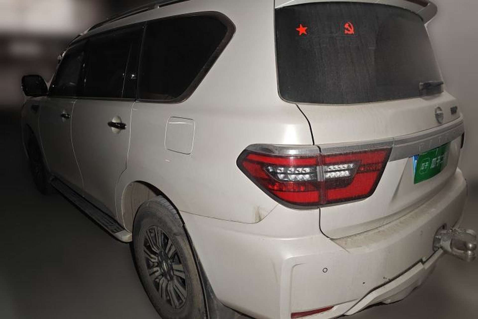 Used Nissan Patrol 2019 Y62 4.0L SE-T1 Middle East Rear Left 45 Deg