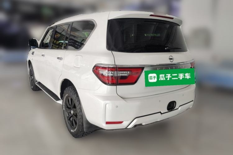Used Nissan Patrol 2019 Y62 4.0L SE-T1 Middle East Rear Left 45 Deg