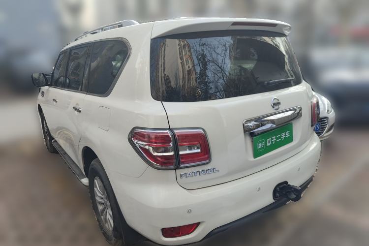 Used Nissan Patrol 2019 Y62 4.0L SE-T2 Middle East Rear Left 45 Deg