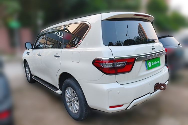 Used Nissan Patrol 2019 Y62 4.0L SE-T1 Middle East Rear Left 45 Deg