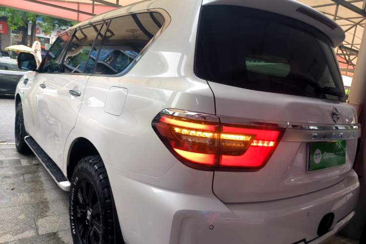 Used Nissan Patrol 2019 Y62 4.0L SE-T1 Middle East Rear Left 45 Deg