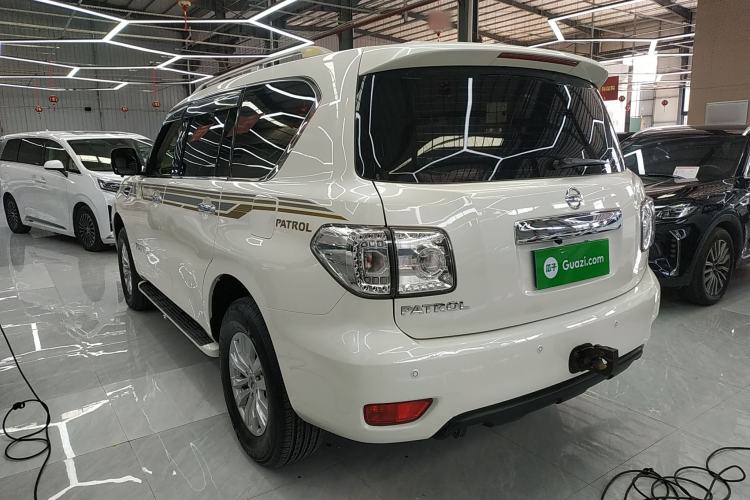 Used Nissan Patrol 2019 Y62 4.0L SE-T1 Middle East Rear Left 45 Deg