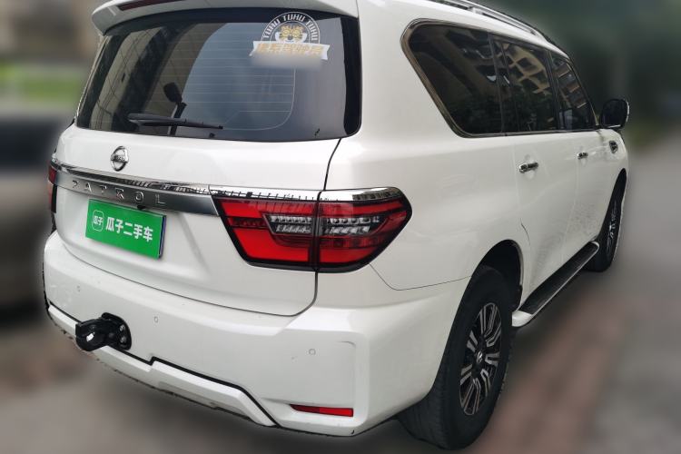 Used Nissan Patrol 2019 Y62 4.0L SE-T1 Middle East Rear Right 45 Deg