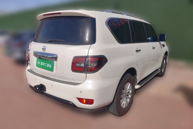 Used Nissan Patrol 2019 Y62 4.0L SE-T1 Middle East Rear Right 45 Deg