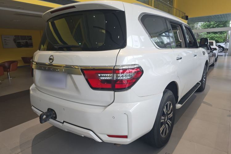 Used Nissan Patrol 2019 Y62 4.0L SE-T1 Middle East Rear Right 45 Deg