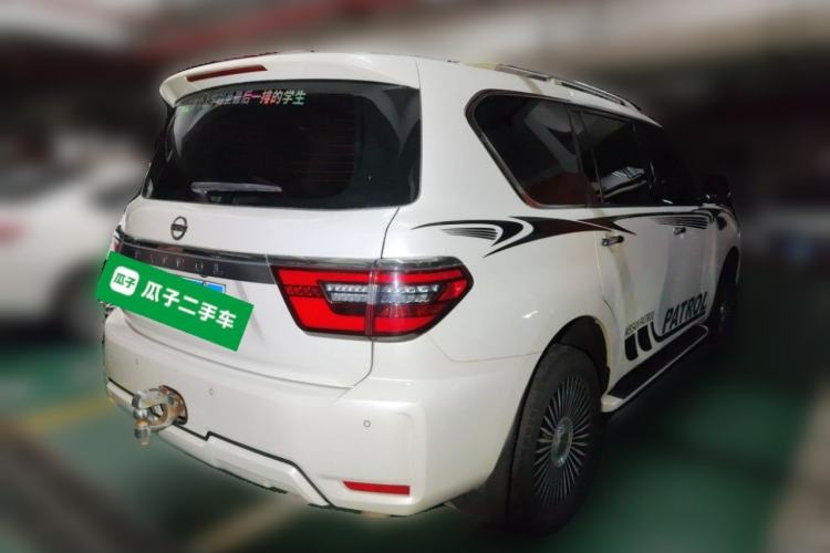 Used Nissan Patrol 2019 Y62 4.0L SE-T1 Middle East Rear Right 45 Deg
