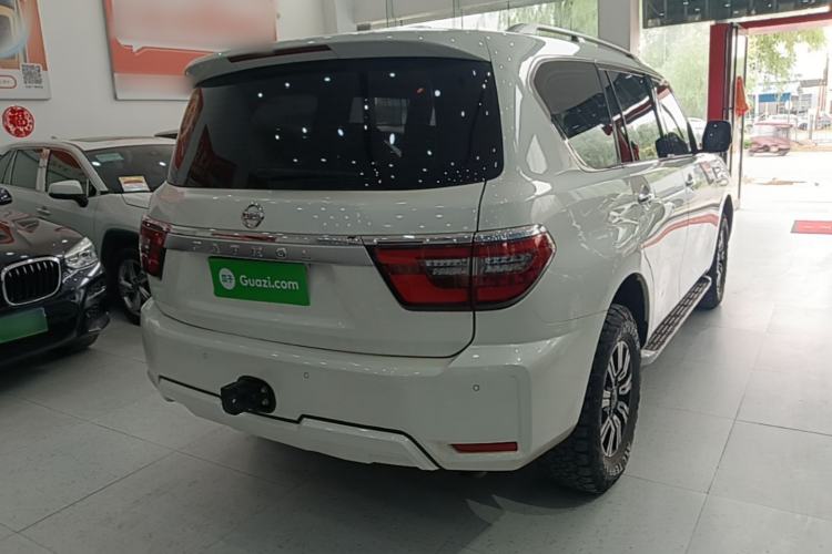 Used Nissan Patrol 2019 Y62 4.0L SE-T1 Middle East Rear Right 45 Deg