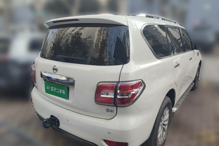 Used Nissan Patrol 2019 Y62 4.0L SE-T2 Middle East Rear Right 45 Deg