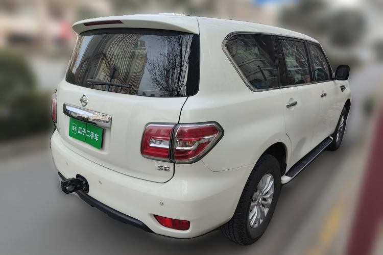 Used Nissan Patrol 2019 Y62 4.0L SE OPT with 18-inch Wheels – Middle East Rear Right 45 Deg