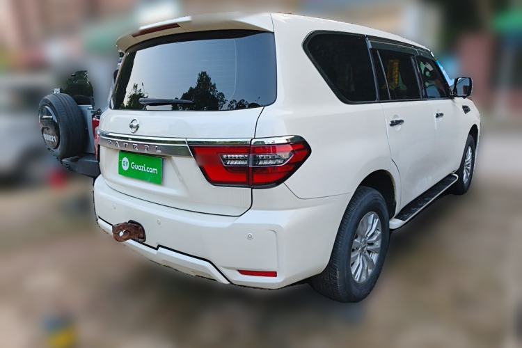 Used Nissan Patrol 2019 Y62 4.0L SE-T1 Middle East Rear Right 45 Deg