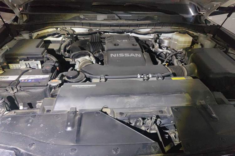 Used Nissan Patrol 2020 Y62 4.0 XE Middle East Engine Bay