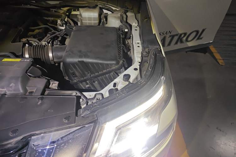 Used Nissan Patrol 2020 Y62 4.0 XE Middle East Engine Bay Left