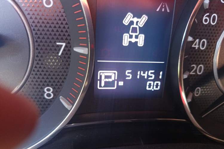 Used Nissan Patrol  Odometer Close Up