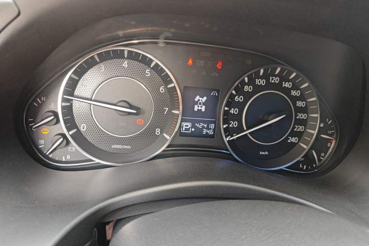 Used Nissan Patrol  Odometer Close Up