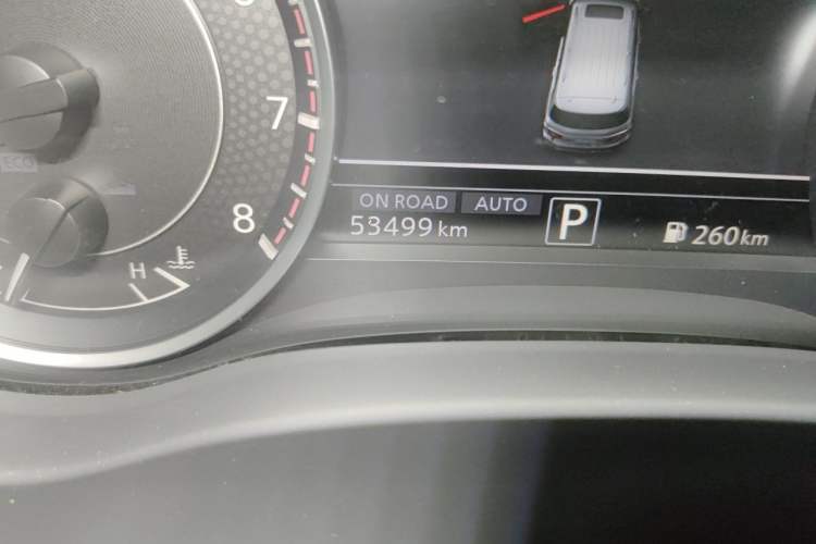 Used Nissan Patrol 2020 Y62 4.0 XE Middle East Odometer Close Up
