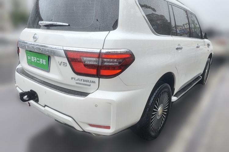 Used Nissan Patrol 2020 Y62 4.0 XE Middle East Rear Right 45 Deg