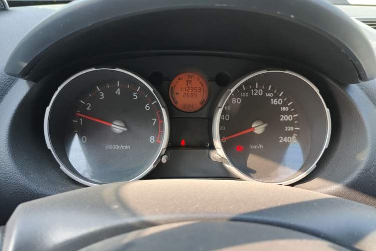 Used Nissan Qashqai 2008 20X LE CVT 2WD Odometer Close Up