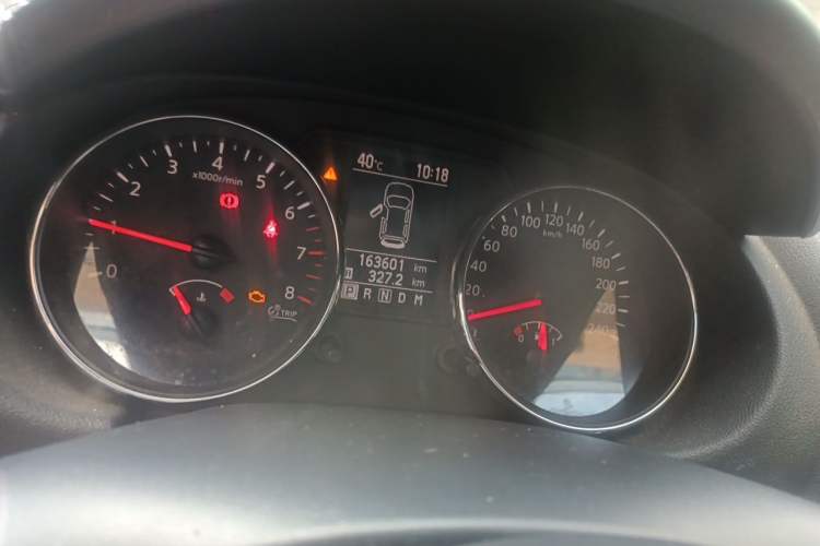 Used Nissan Qashqai 2011 2.0 XL Fire CVT 2WD Odometer Close Up
