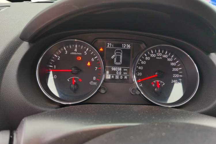 Used Nissan Qashqai 2011 2.0 XL Fire CVT 2WD Odometer Close Up