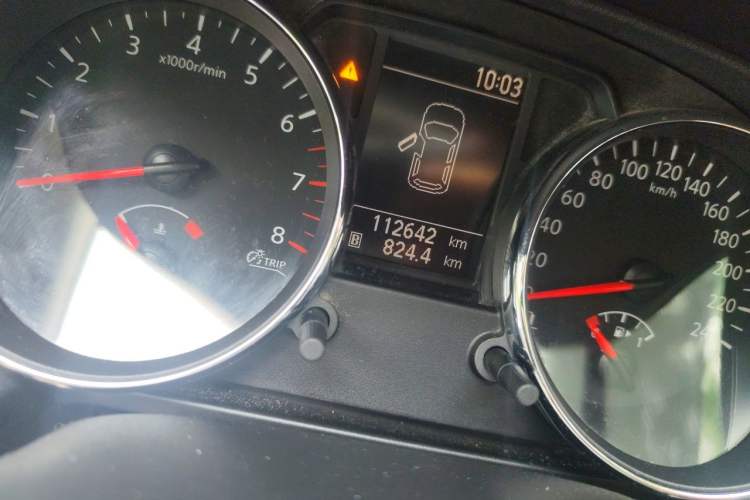 Used Nissan Qashqai 2011 2.0 XL Fire 6MT 2WD Odometer Close Up