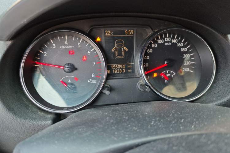 Used Nissan Qashqai 2012 2.0 XL Fire 6MT 2WD Odometer Close Up