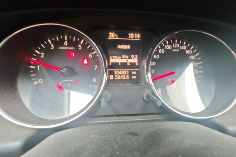 Used Nissan Qashqai 2012 2.0 XL Fire 6MT 2WD Odometer Close Up