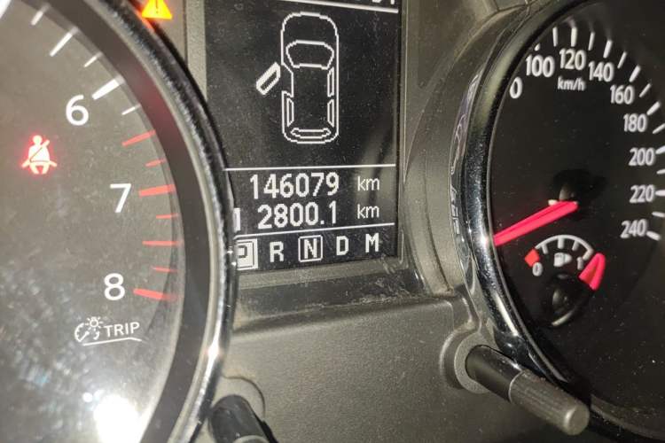 Used Nissan Qashqai 2012 2.0 XL Fire CVT 2WD Odometer Close Up