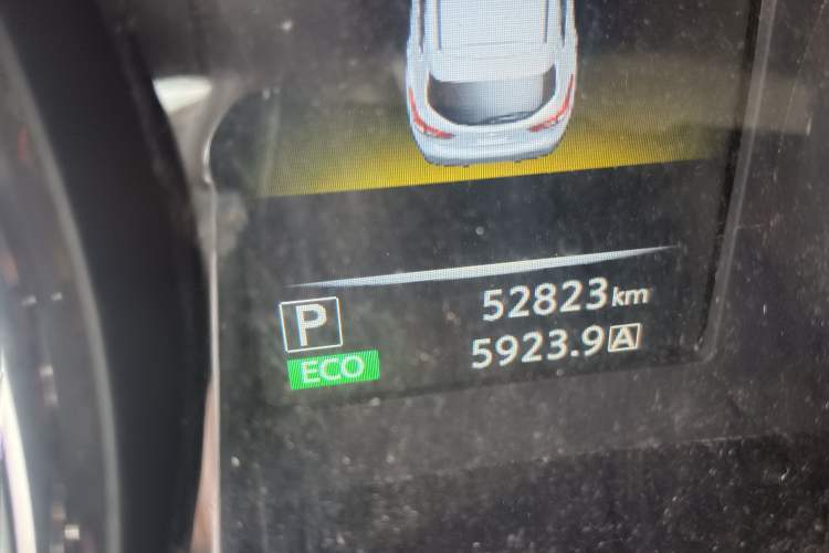 Used Nissan Qashqai 2016 2.0L CVT Elite Edition Odometer Close Up