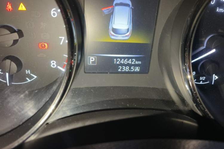 Used Nissan Qashqai 2016 2.0L CVT Elite Edition Odometer Close Up