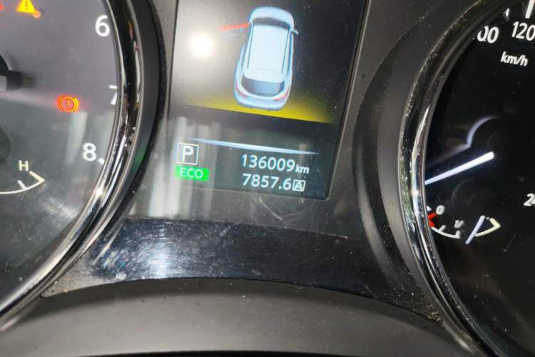 Used Nissan Qashqai 2016 2.0L CVT Elite Edition Odometer Close Up