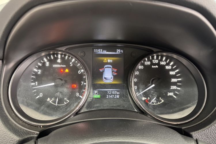 Used Nissan Qashqai 2017 2.0L CVT Elite Edition China V Standard Odometer Close Up