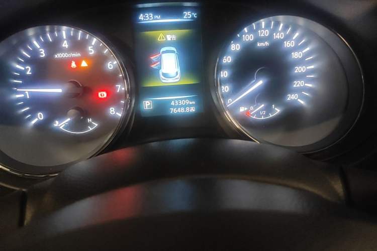 Used Nissan Qashqai 2017 2.0L CVT Smart Enjoyment Version China VI Standard Odometer Close Up