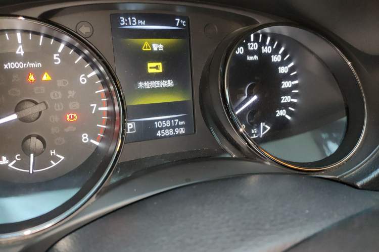 Used Nissan Qashqai 2017 2.0L CVT Luxury Edition China V Standard Odometer Close Up