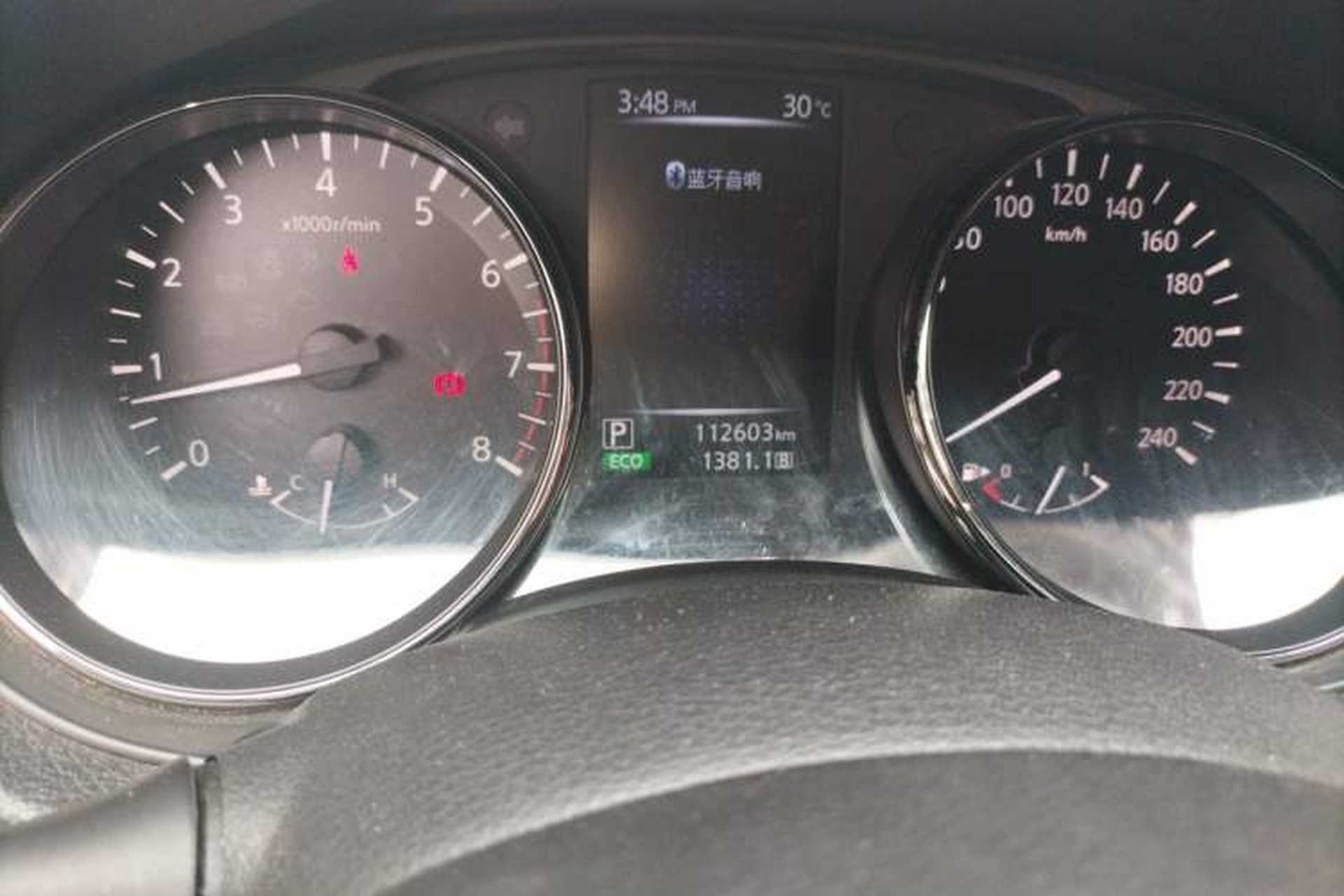 Used Nissan Qashqai 2017 2.0L CVT Elite Edition China V Standard Odometer Close Up