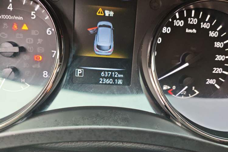 Used Nissan Qashqai 2017 2.0L CVT Luxury Edition China V Standard Odometer Close Up