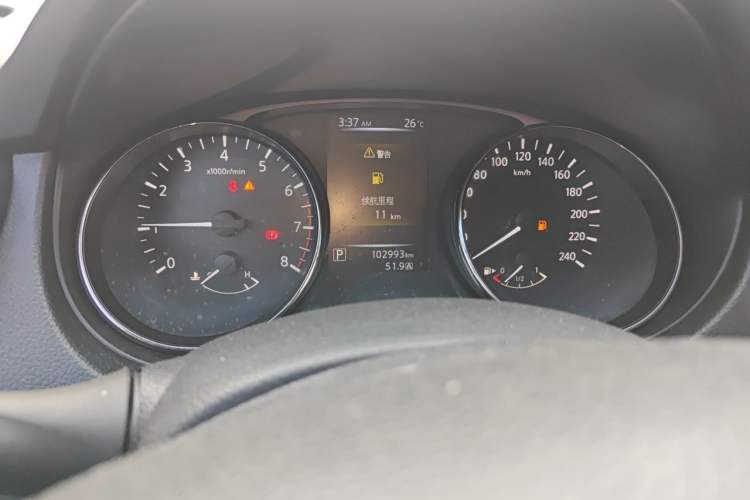 Used Nissan Qashqai 2017 2.0L CVT Smart Enjoyment Version China V Standard Odometer Close Up