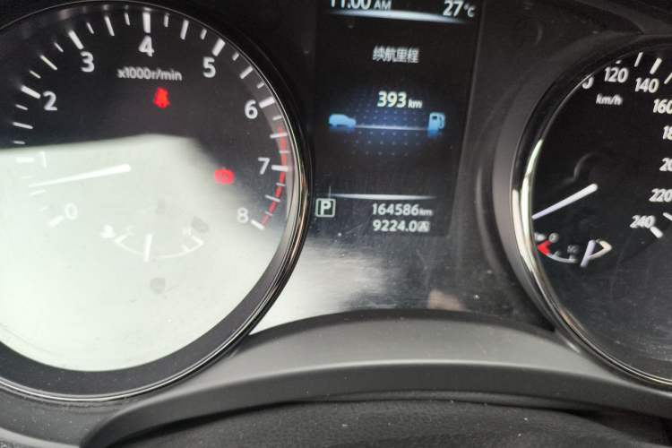 Used Nissan Qashqai 2017 2.0L CVT Smart Enjoyment Version China V Standard Odometer Close Up