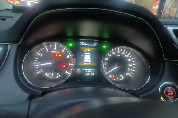 Used Nissan Qashqai 2017 2.0L CVT Luxury Edition China V Standard Instrument Cluster