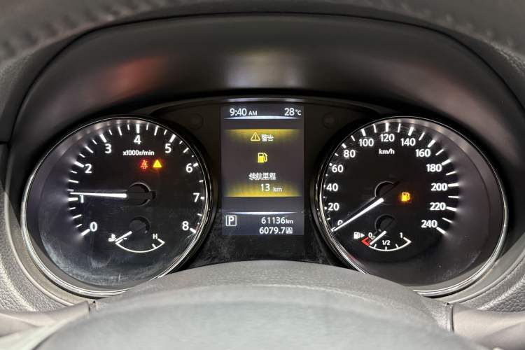 Used Nissan Qashqai 2017 2.0L CVT Luxury Edition China V Standard Odometer Close Up