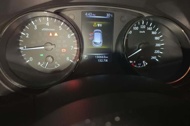 Used Nissan Qashqai 2017 2.0L CVT Luxury Edition China V Standard Odometer Close Up