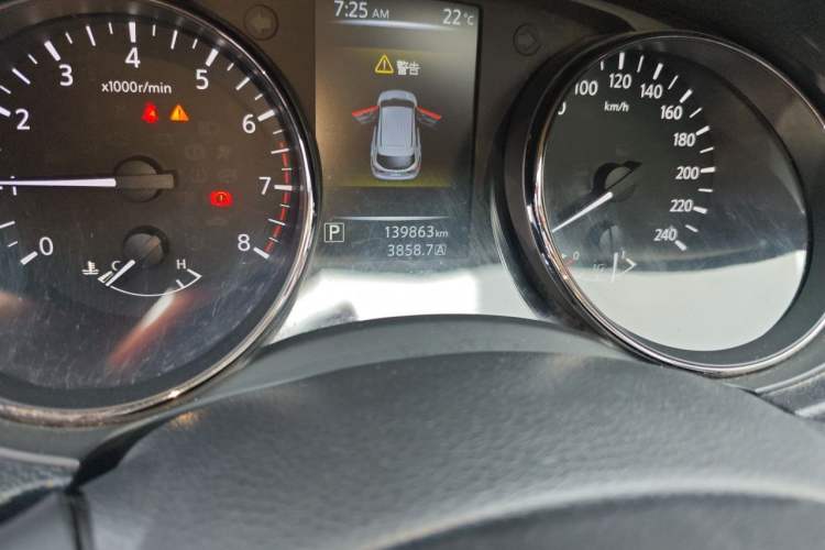 Used Nissan Qashqai 2017 2.0L CVT Luxury Edition China V Standard Odometer Close Up